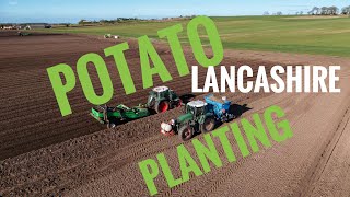 Potato planting in Aughton, Lancashire