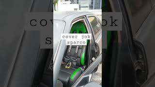 cover jok mobil sparco sangat mewah#coverjokmobil #mbtech #shortvideoviral #sparco #shorts #viral