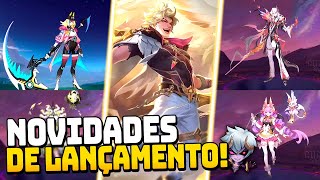 𝗡𝗢𝗩𝗜𝗗𝗔𝗗𝗘𝗦 𝗗𝗘 𝗟𝗔𝗡𝗖̧𝗔𝗠𝗘𝗡𝗧𝗢! NOVO HERÓI LUKAS! NOVAS SKINS! MOBILE LEGENDS