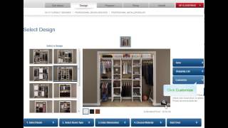 ClosetMaid's DIY Design Tool Demo