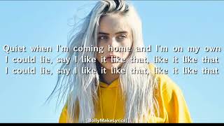 Billie Eilish - when the party’s over (Lyrics) Happy Hardcore