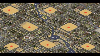 Red Alert 2 Yuri Revenge - The Big City - Extra Hard AI 1 vs 7 UK26