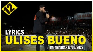 ULISES BUENO / 9 DÍAS  / 2022  / LA CASONA / 12 / KARAOKE