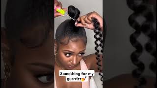 QUICK FIX FOR YOUR DATE NIGHTS 💅 #atlanta #datenight #viralvideo #fyp #blackqueens  #hairstyle