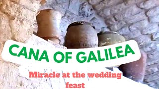 CANA OF GALILEA //JESUS TURNING WATER INTO WINE#Jesusfirstmiracle CANA OF GALILEA.