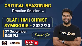 Critical Reasoning Practice Session | Day - 02 | By Rajat Sir