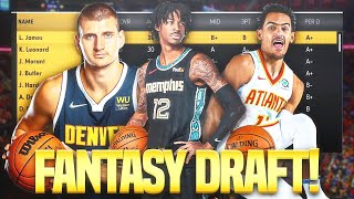 I joined TDPRESENTS league and drafted a craziest team! NBA 2K22