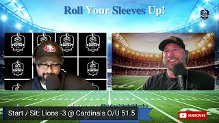 Week 3 MUST Start & Sit Players: Lions @ Cardinals