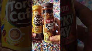 Menemukan Minuman Cappucino ToraCafe dan Coffee Kopiko didalam Kardus #huntingjajan #minuman #drink