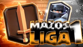 3 MEJORES MAZOS PARA LIGA 1 / COMBATIENTES 1 en Clash Royale