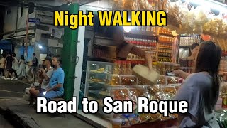 Night walking road to brgy San Roque marikina city