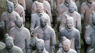 Army of the Terracotta Warriors: Xi'an, China. One of the most famous archeological finds.