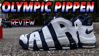 Olympic Nike Air More Uptempo (Pippen) On Feet Review