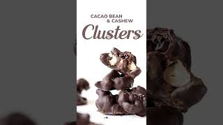 These Caramelized Cacao Bean & Cashew Clusters are perfect #healthy #treats for holidays 🤤