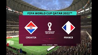 Croatia - France (highlights): Qatar 2022 final (FIFA23)