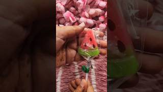 Lollipop with a watermelon twist🍉💚#lollipop #watermelon #ytshorts #2024 #asmr