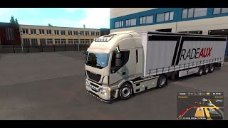 Euro Truck simulator  Iveco truck drive  simulate master free palestine