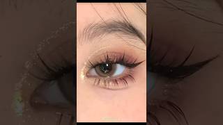 Korean Idol Eye Makeup Tutorial 🌸#youtubeshorts #koreanidol #koreaneyes  #shortsfeed