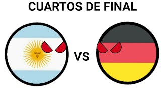 CUARTOS DE FINAL ARGENTINA VS ALEMANIA