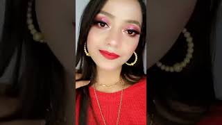 Valentine's day makeup look 💄#beautytv #makeupshorts #youtubeshorts #shorts  #valentinesdaymakeup