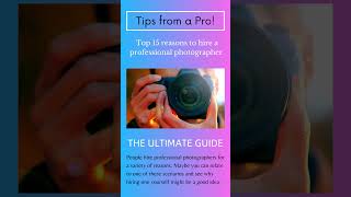 Why hire a professional photographer