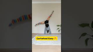 Cartwheel in 3 Steps 🤸🏼‍♀️🔥 #cartwheel #tutorial #yoga