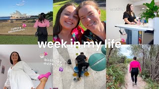 Weekly Vlog: birthday weekend, working & Sydney adventures