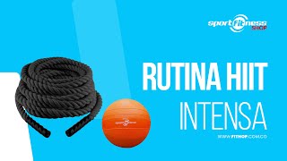 Rutina HIIT intensa para tonificar todo el cuerpo