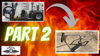 Drop seat frame minibike build - Part 2