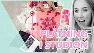 Häng med mig på plåtning i studion! | vlog