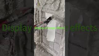 The effectiveness of using M6 gypsum machine. Customer feedback video.#M6 gypsum machine#