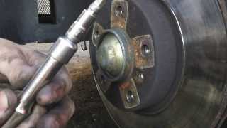 BMW E36 Front Rotor Replacement