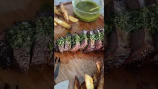 Mondays are best paired with Air Fryer Steak Frites 🥩 🙌