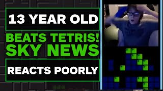 13 Year Old Beats Tetris, but Sky News Made Everyone Mad