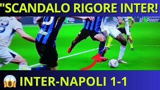 "😱 INTER-NAPOLI 1-1: IL RIGORE DELLA DISCORDIA CHE SCANDALIZZA TUTTI! ⚽️🚨"