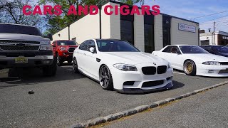 TAKING MY BMW F10 M5 6SPD TO A CARS AND CIGARS...TEANECK..NJ