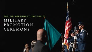 2023 PNWU Military Promotion Ceremony