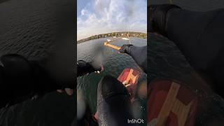 Вейкбор в октябре - Бодрые ощущения  #wake #байк #wakeboard #лето #вейк