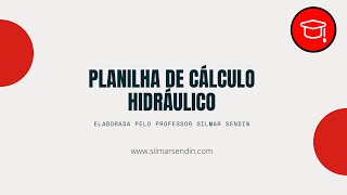 Planilha de Cálculo Hidráulico