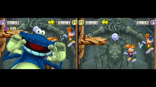 Rayman 3 GBA 2 player VS 60fps