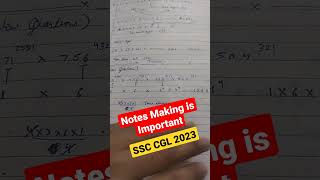 Notes Making 📚
#notes #maths #ssc #cgl #2023