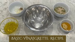 Basic Vinaigrette Recipe