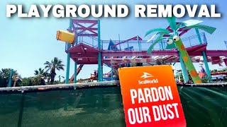 Bay of Play Playground Removal | Sea World | San Antonio, TX