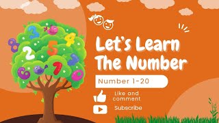 counting for kids easy learning counting in English from 1 to 20