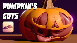 Pumpkin's Guts | Nomad Sculpt Process Video