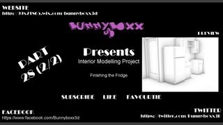 3ds Max Modelling a Complete Apartment Part 28 FRIDGE [2/2]