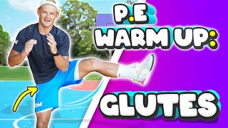 5-minute PE Warm up & fitness - Unlock Your Full Athletic Potential with Glute Training!