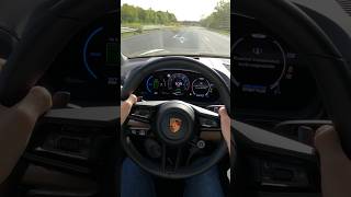 Porsche Cayenne e-Hybrid 2024 470HP ACCELERATION on Autobahn! #porsche #car #autobahn #acceleration