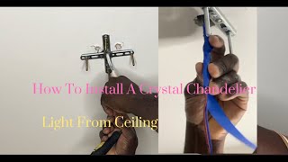 How To Hang A Light From The Ceiling | How To Install Chandelier In Ceiling