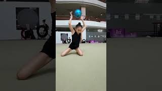 Ball dance steps #shorts #rhythmicgymnastics #dancesteps